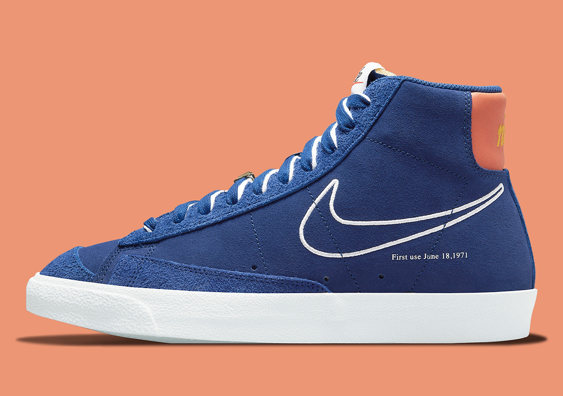 Retro Royals Appear On The Nike Blazer Mid ’77 “First Use”