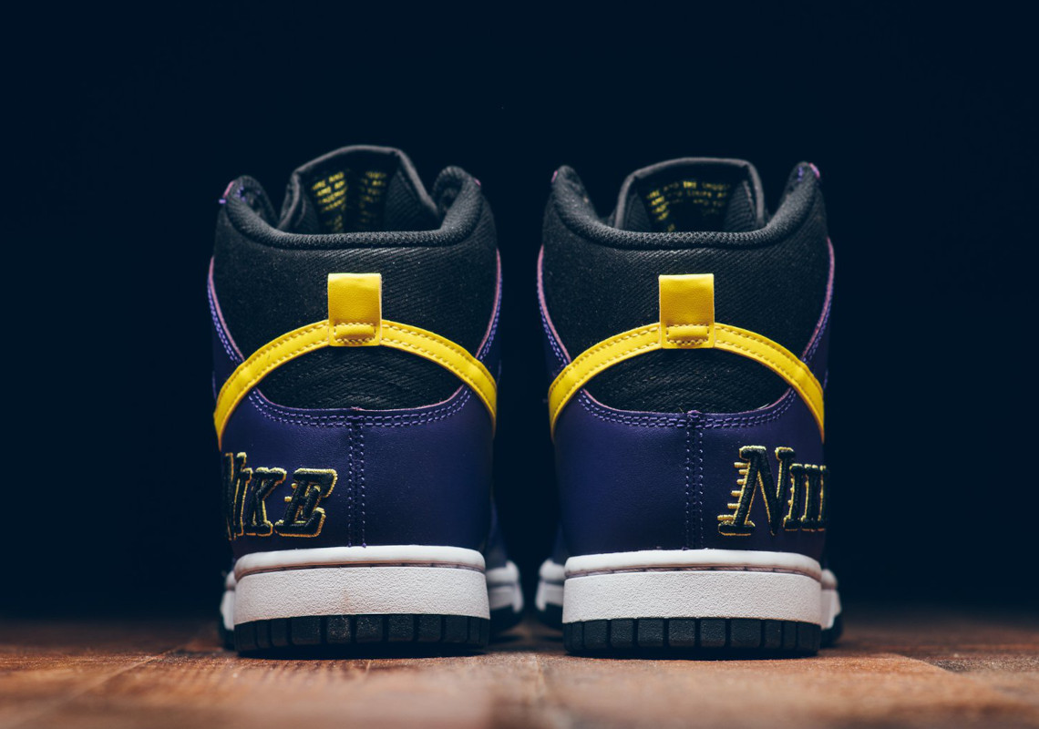 Brand'e Link: Where To Buy The Nike Dunk High “Lakers” - Sneaker News