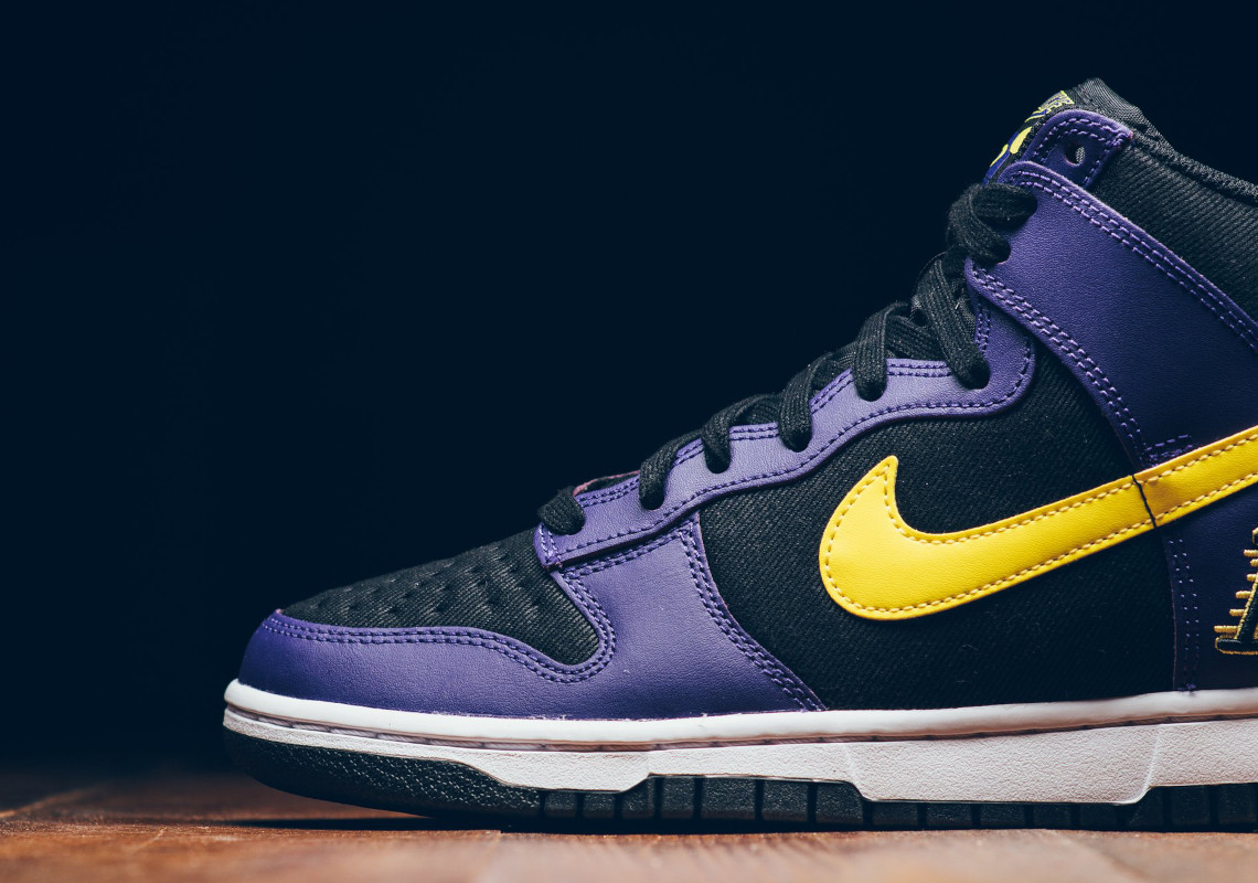 Nike Dunk High Lakers Dh0642 001 5