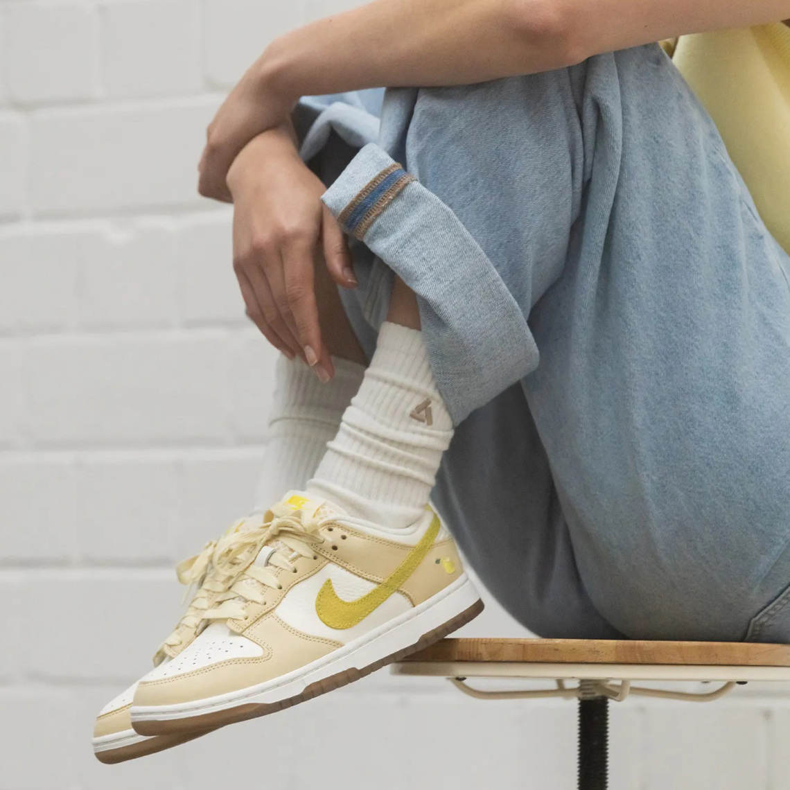 lemon drop dunks on feet