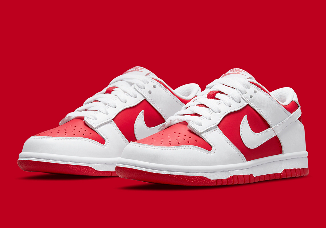 Nike Dunk Low White Red Cw1590 600 3