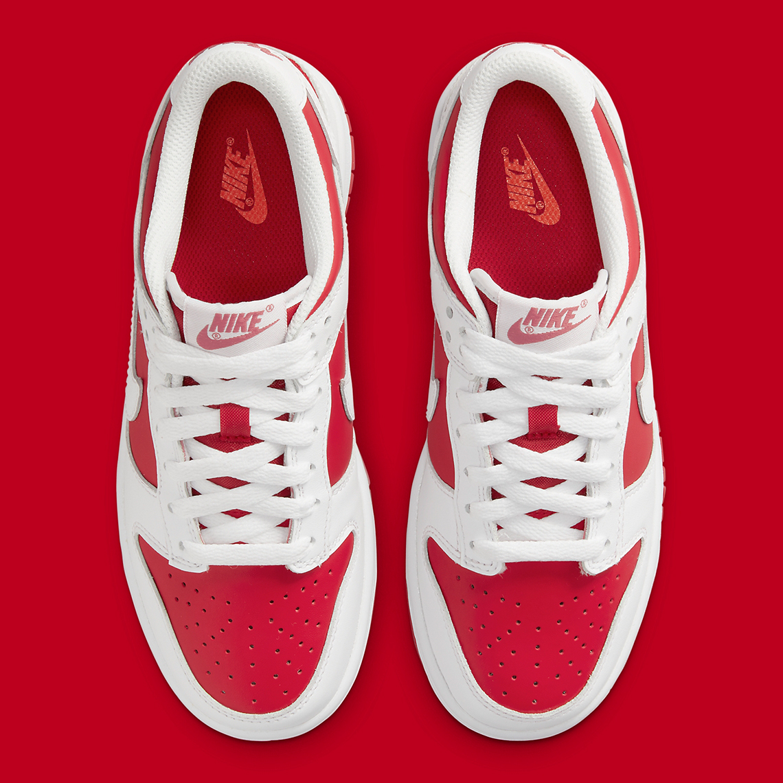 Nike Dunk Low White University Red DD1391-600 | SneakerNews.com