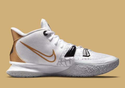 Nike Kyrie 7 White Black Gold CT4080-101 | SneakerNews.com