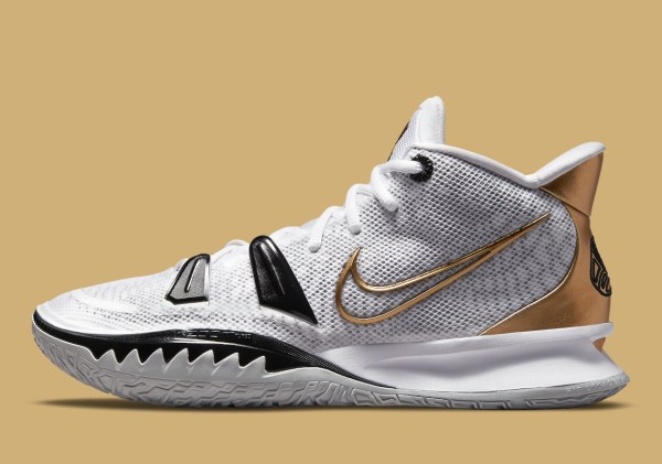 Nike Kyrie 7 White Black Gold CT4080-101 | SneakerNews.com