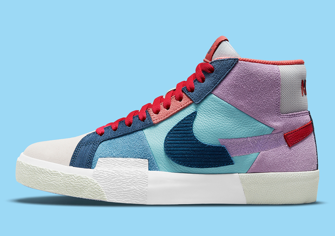 Nike SB Presents A “Mosaic” Of Materials On The Blazer Mid