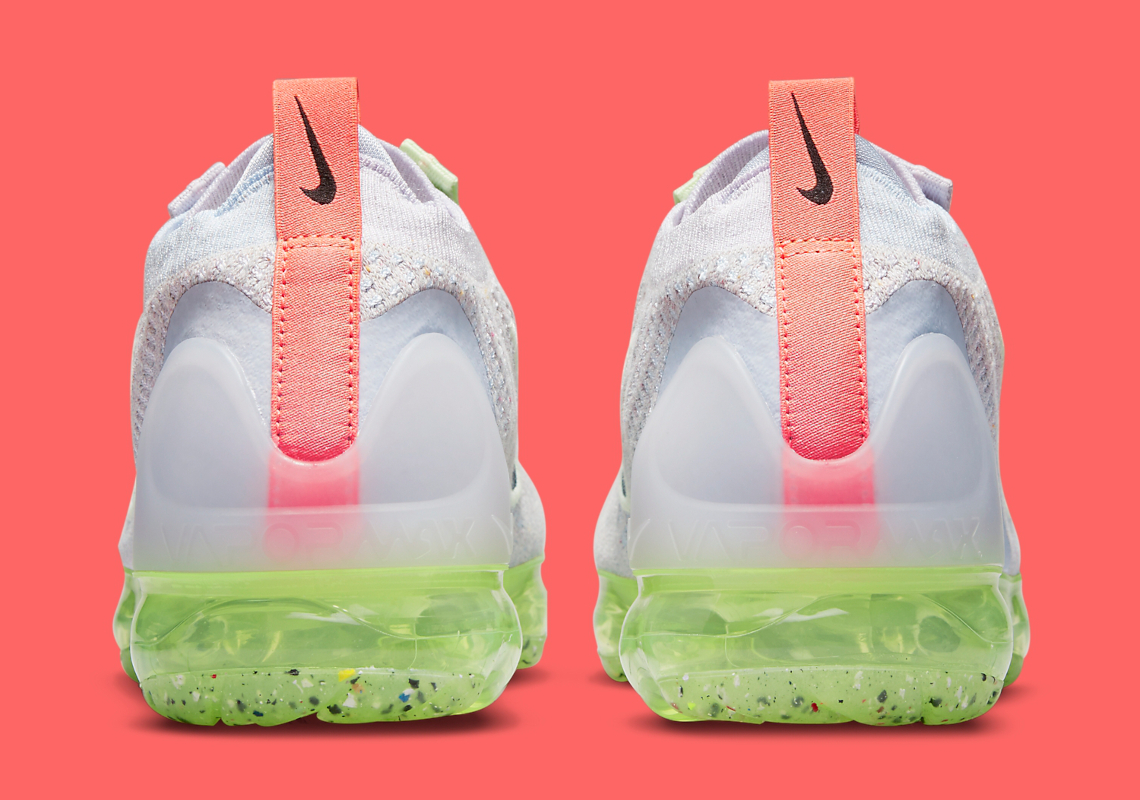 vapormax neon green and pink