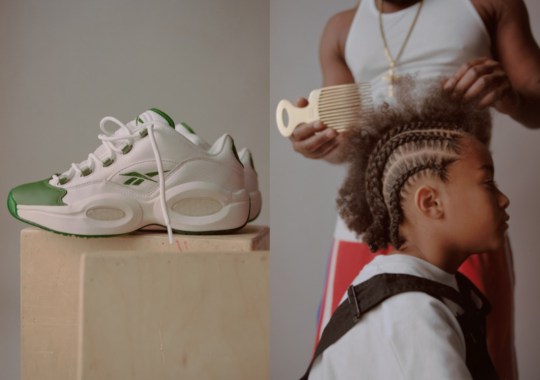 BSTN Recreates Allen Iverson’s Iconic Hairstyles In Celebration Of Reebok Question Low “Green Toe” Release