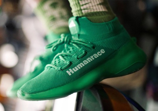 adidas pharrell human race sichona green