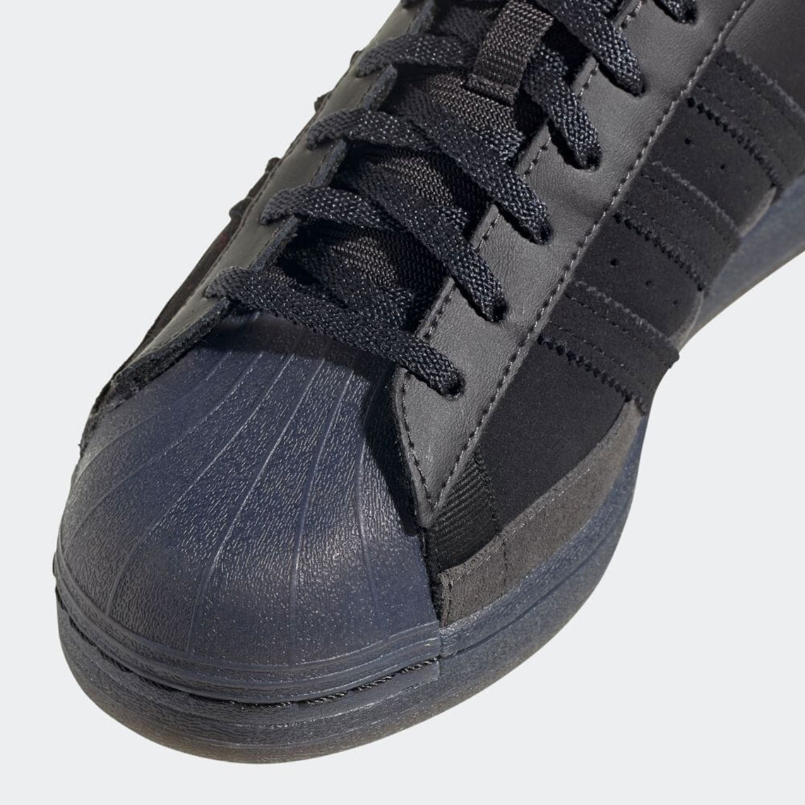 adidas Superstar Core Black Dust Purple FX5564 | SneakerNews.com