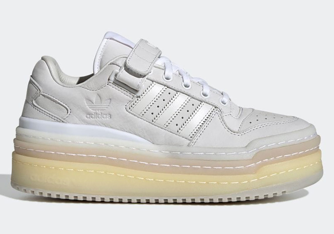 The adidas Triple PlatForum Low Sees A Full Stack Of Crystal White