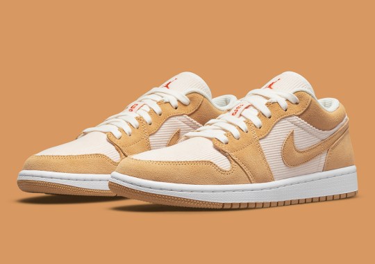Tan Suedes And Corduroy Cover This Upcoming Air Jordan 1 Low