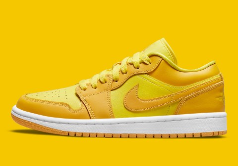 womens yellow air jordan 1