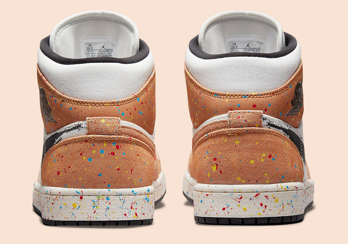 Air Jordan 1 Mid Canvas Paint Cider DA8005100
