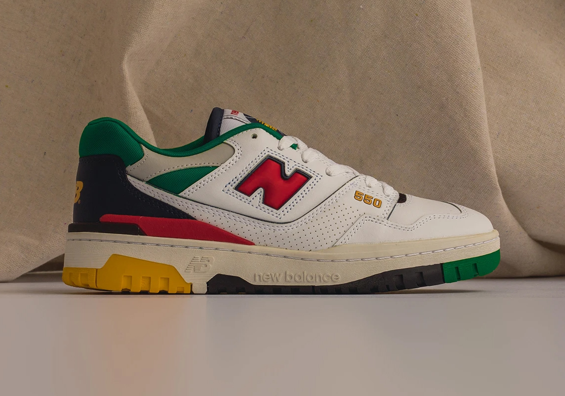 New Balance 550 White Multicolor BB550CL1 | SneakerNews.com