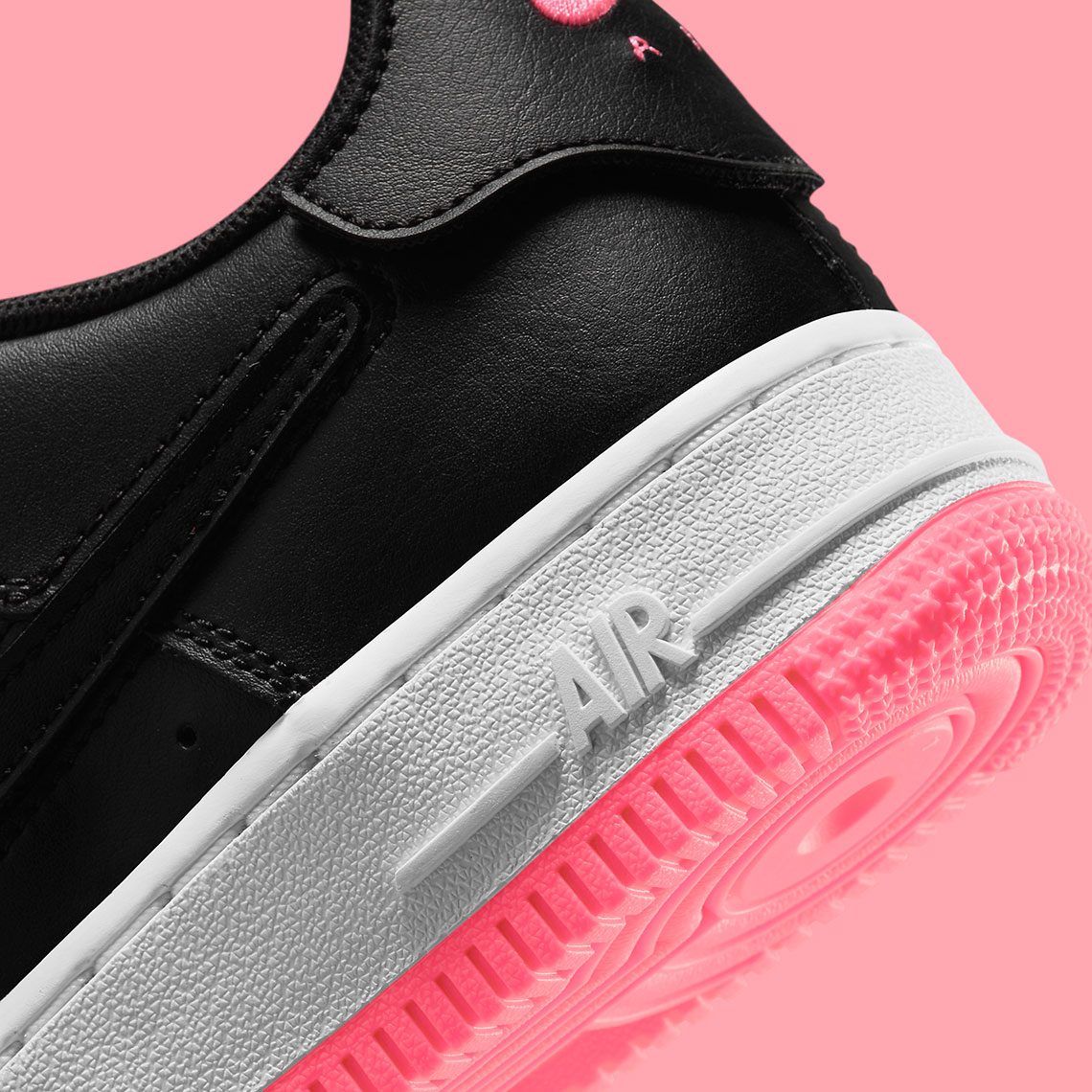 Nike Air Force 1 1 Gs Black Hyper Pink Black Db4545 005 3