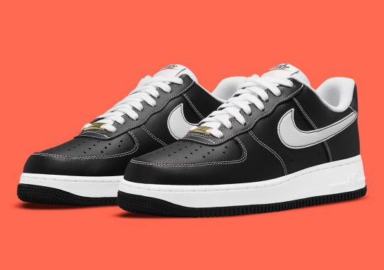 White Contrast Stitching Animates A Black Nike Air Force 1 For The “First Use” Pack