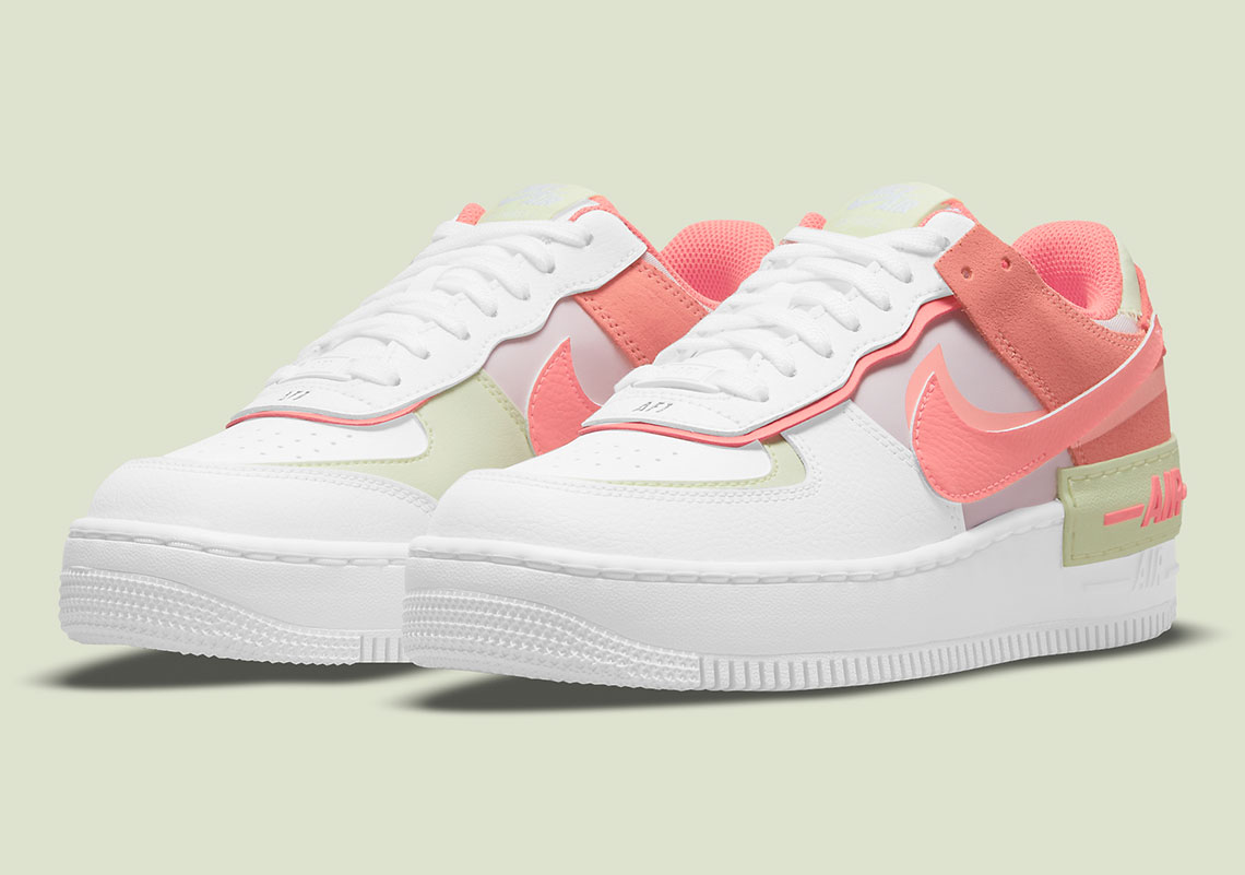 More Refreshing Summer Colorways Appear On The Nike Air Force 1 Shadow "Magic Ember"