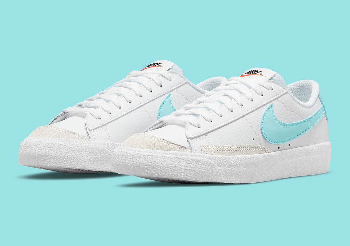 The Kids Nike Blazer Low '77 Gets Touched With Bright Copa Turquoise