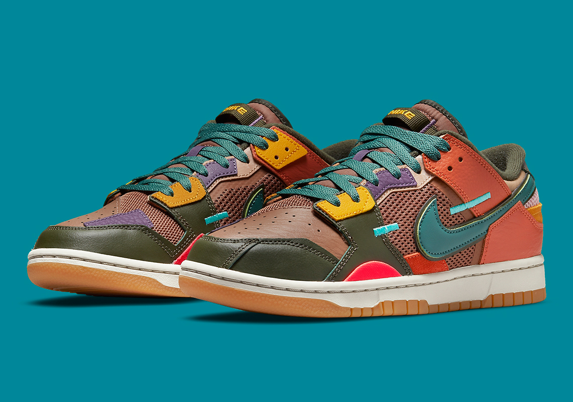 Official Images Of The Nike Dunk Low Scrap "Archaeo Brown"