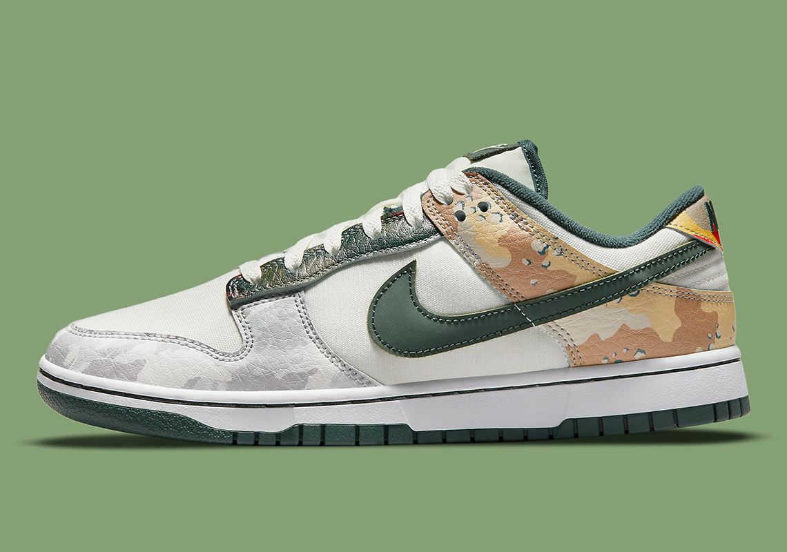 Nike Dunk Low Se Camo Dh0957 100 Release Date 8