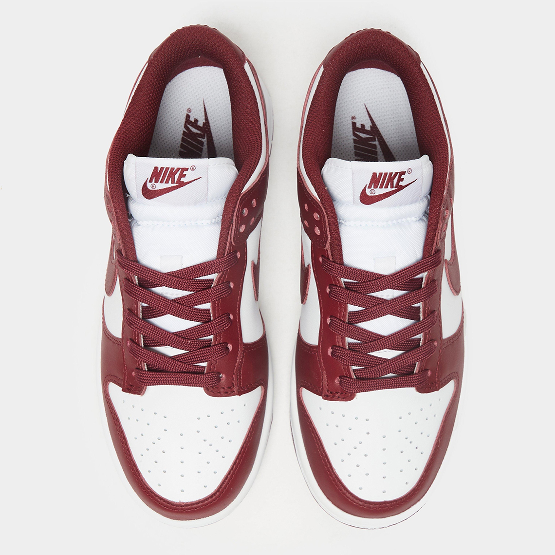 team red nike dunk low