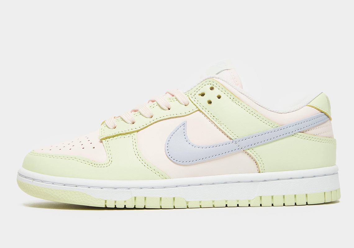 Nike Dunk Low Womens Light Soft Pink Ghost Lime Ice 2