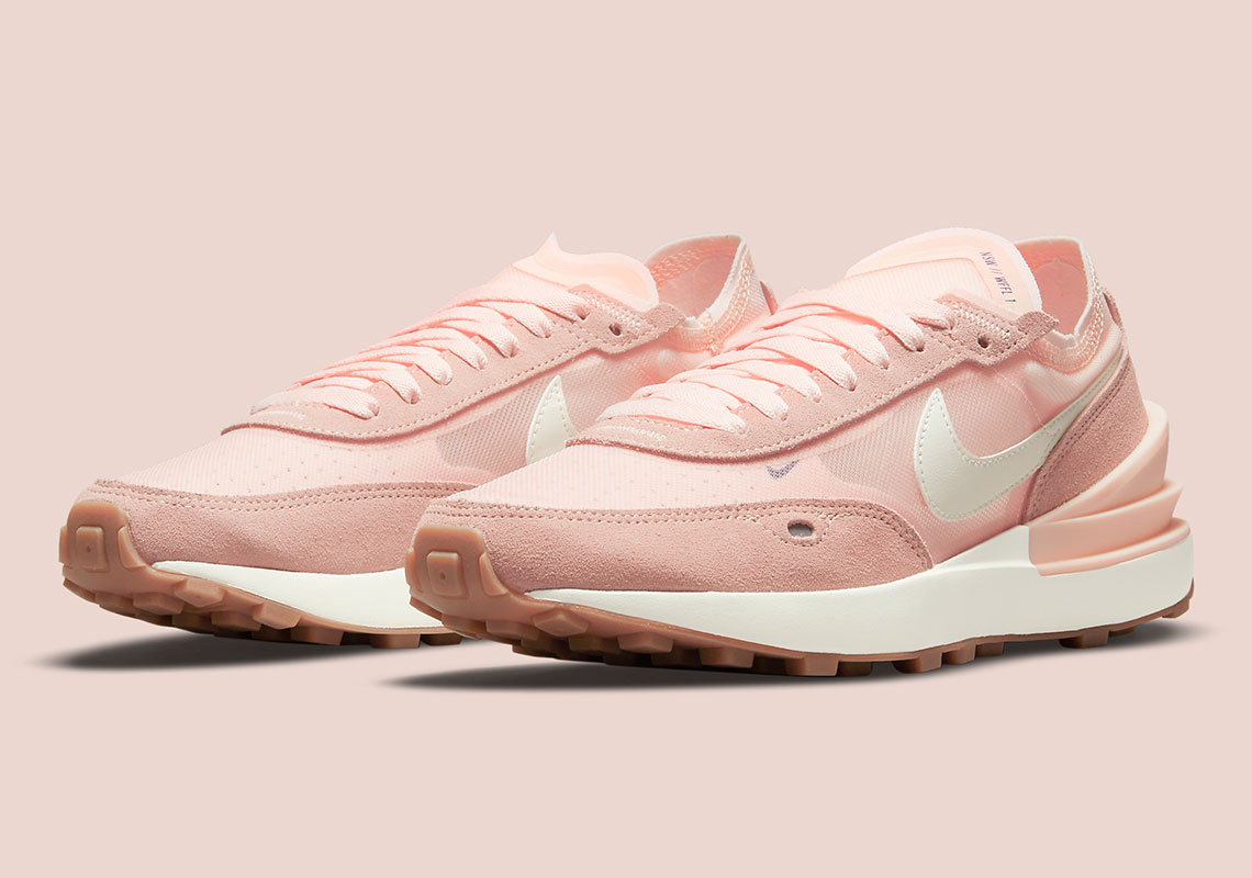 This Nike Waffle One Indulges In Pale Coral