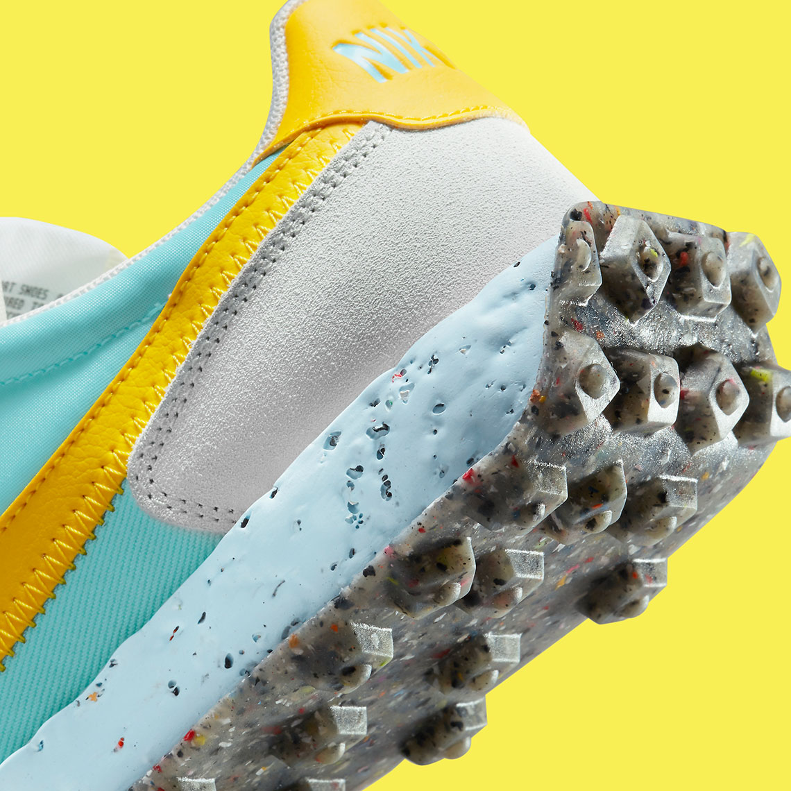 Nike Waffle Racer Crater Wmns Bleached Aqua Sail Photon Dust Speed Yellow Ct1983 400 4