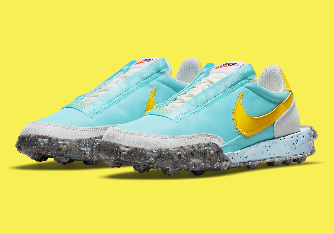 The Nike Waffle Racer Crater Takes A Dive Into The Ocean With Bleached Aqua