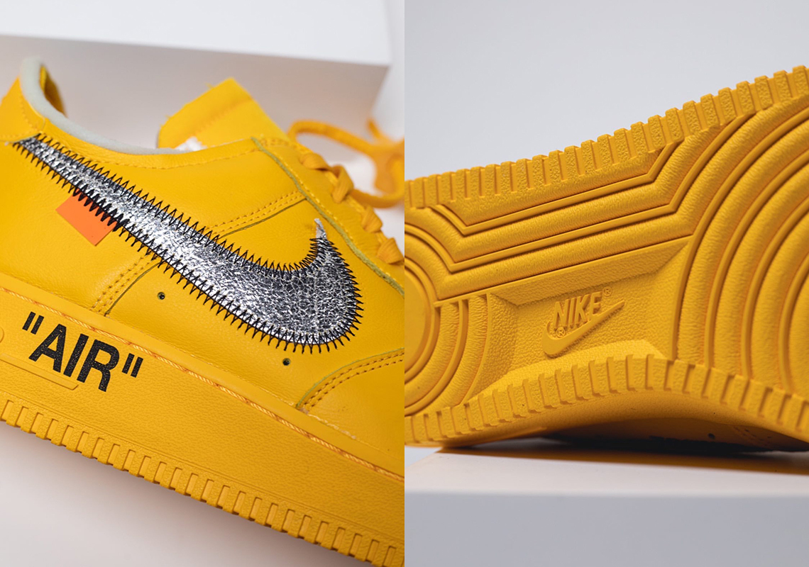 Off White Air Force 1 University Gold Yellow 2