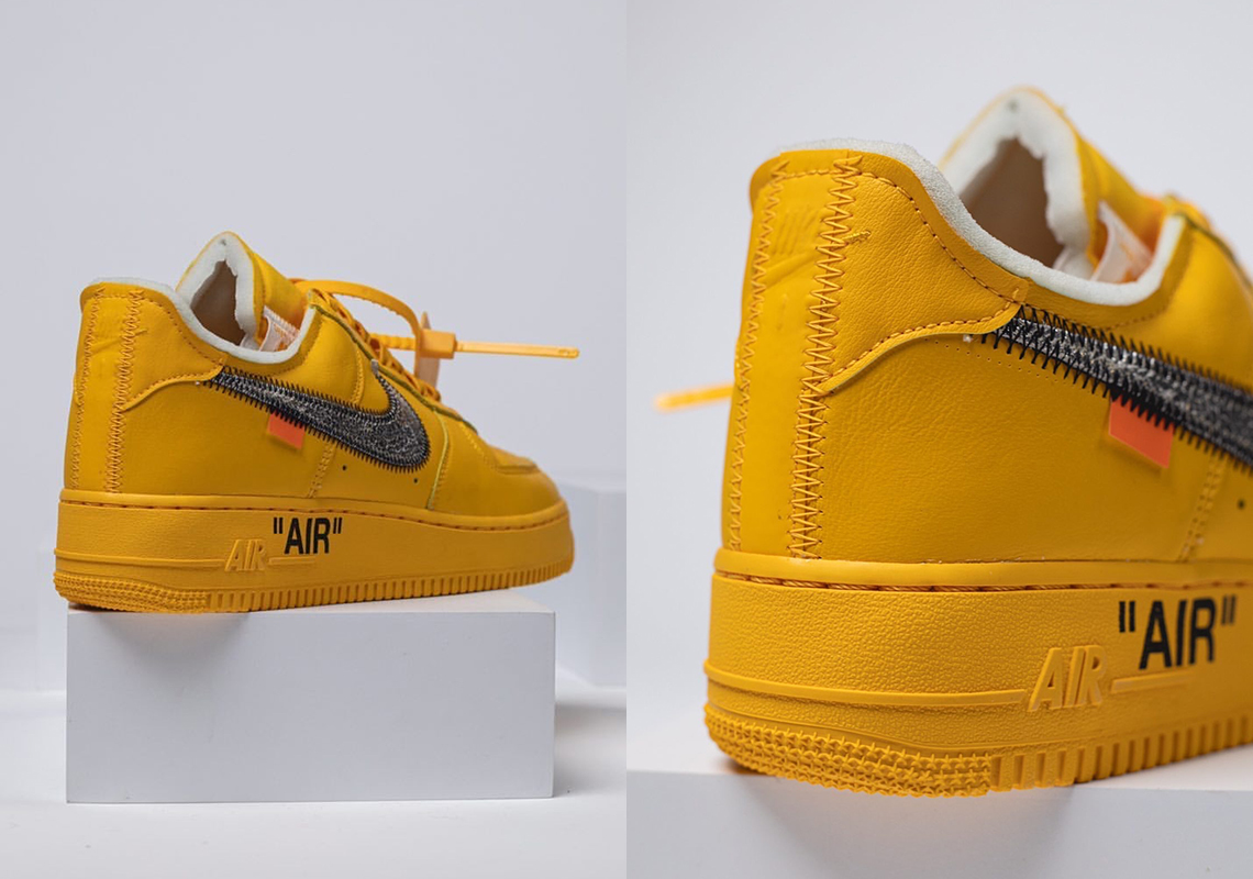 NIKE AIR FORCE 1 OFF-WHITE UNIVERSITY GOLD🔥🔥🔥 COP OR DROP 🤔🤔🤔