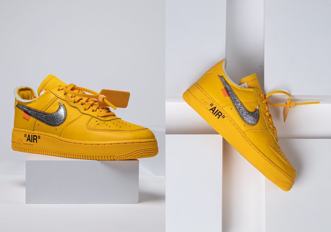Off White Air Force 1 University Gold Yellow 5