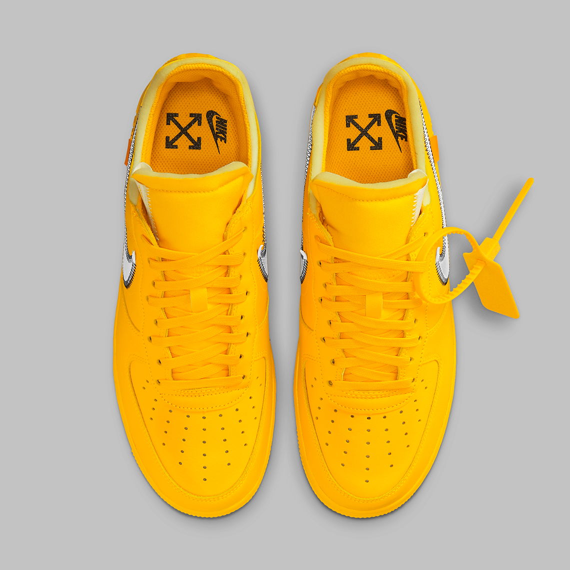 yellow off white air force 1 outfit