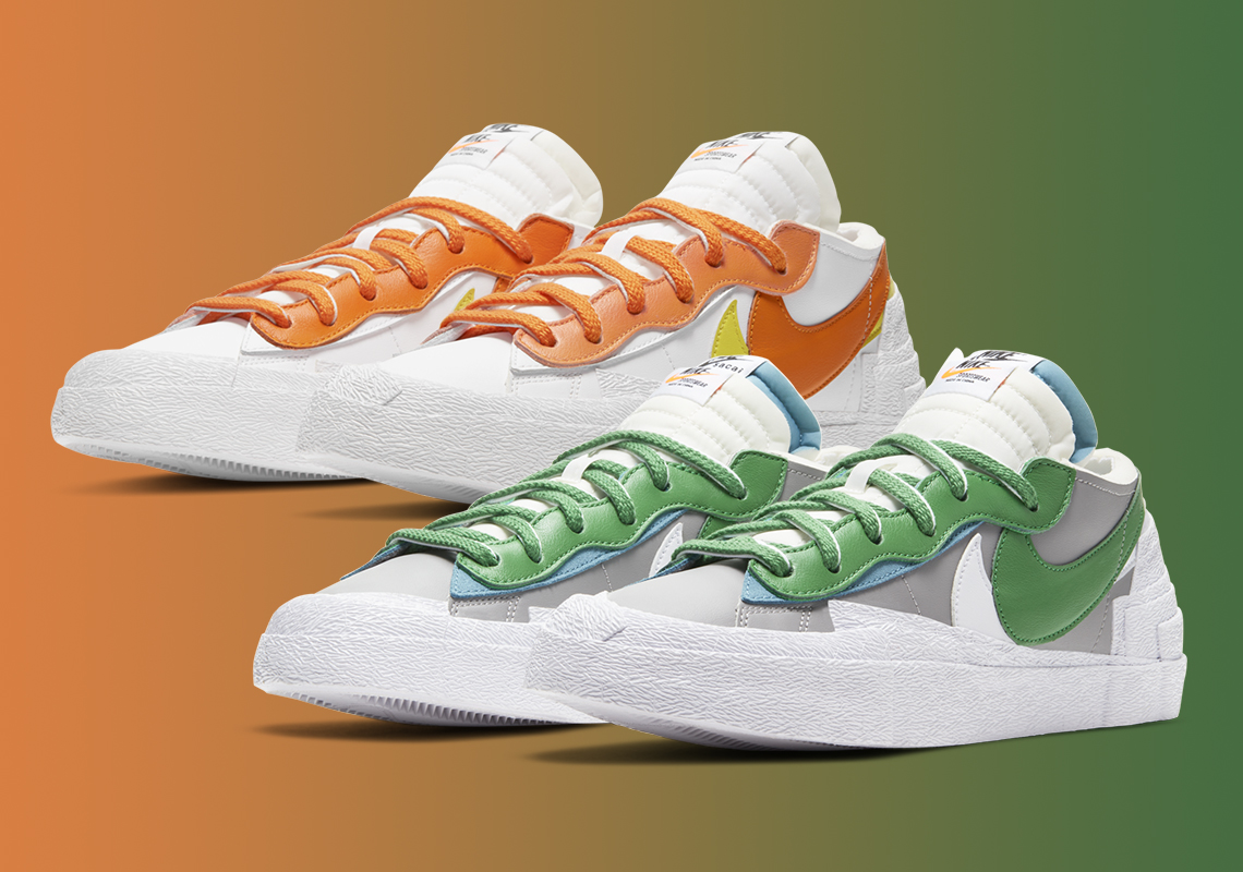 Nike Blazer Low Orange Green DD1877-001 | SneakerNews.com