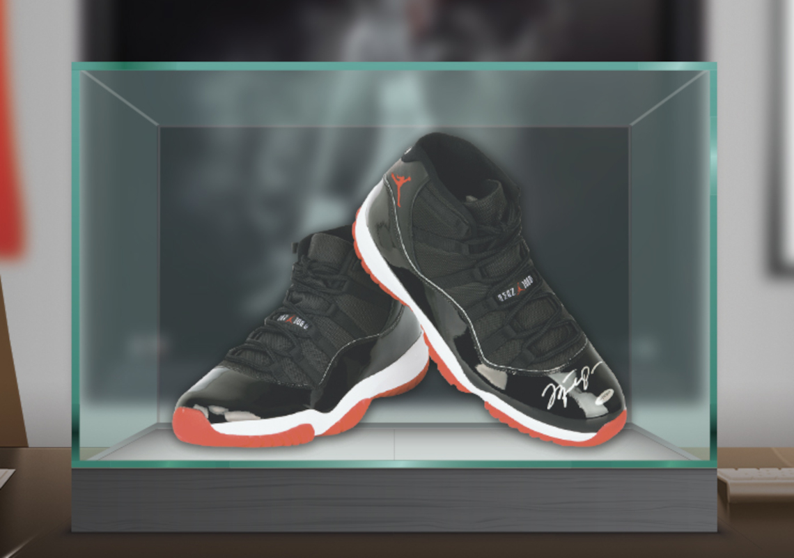 Upper Deck Air Jordan 11 Bred Autographed Signed | Nike Air Jordan