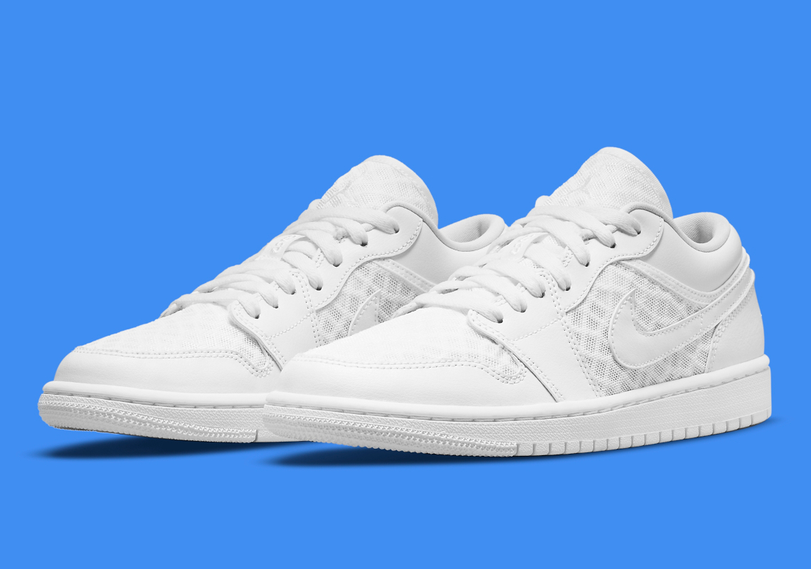 Air Jordan 1 Low Breathe Triple White DC9508-100 | SneakerNews.com