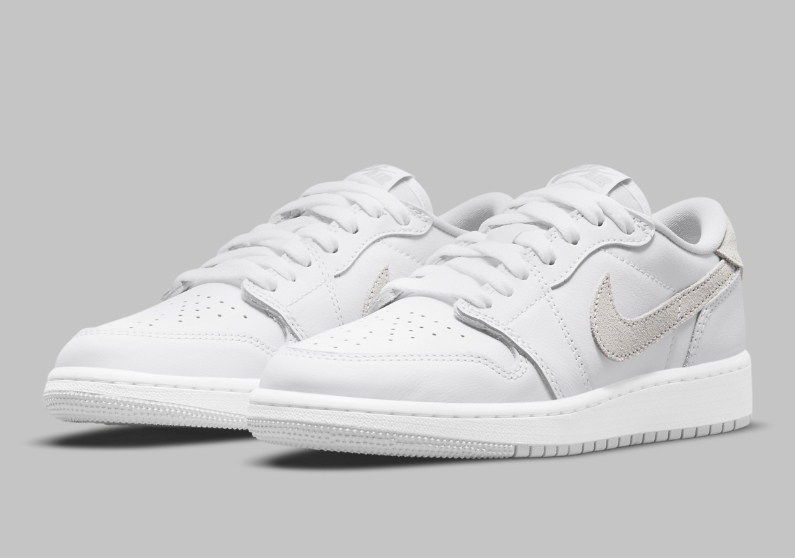 The Air Jordan 1 Low OG "Neutral Grey" Releasing In Grade School Sizes On June 24th