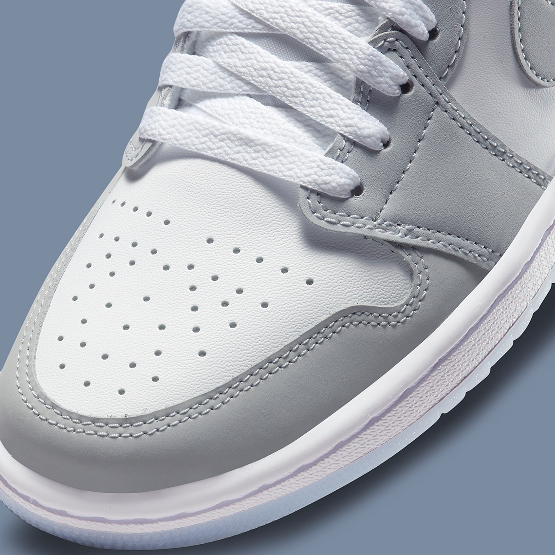 Air Jordan 1 Low Womens White Grey Dc0774 105 Sneakernews Com
