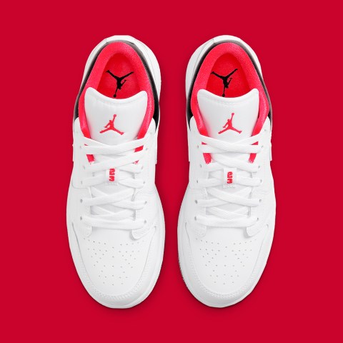 Air Jordan 1 Low White Black Red 553560-160 | SneakerNews.com