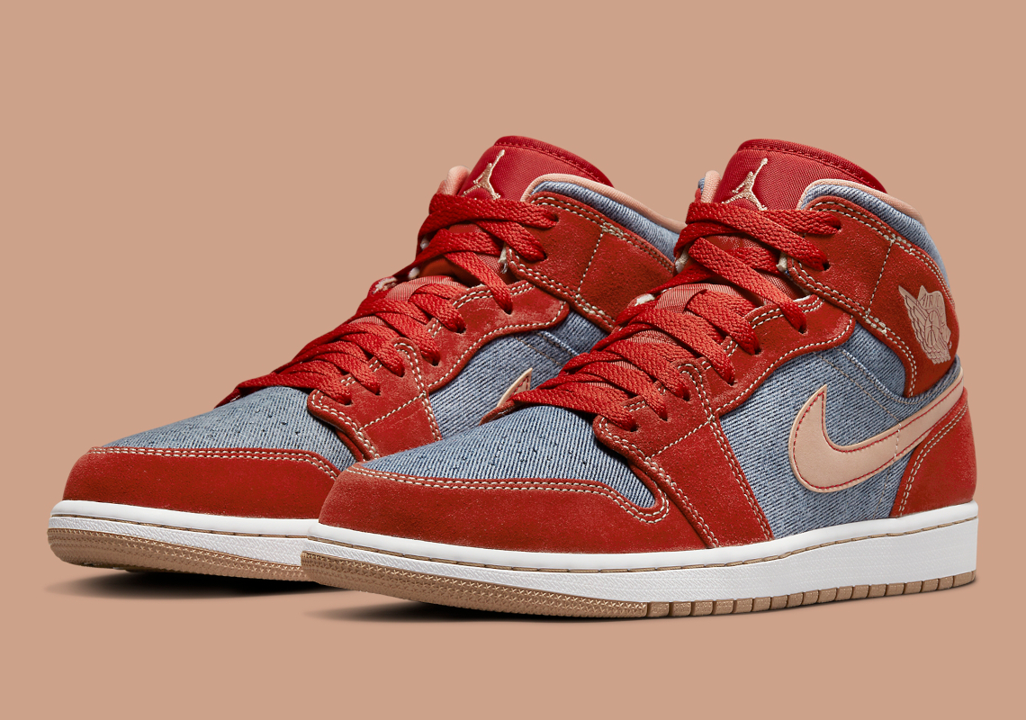 $7500 Red Denim Lv Supreme Jordan 1 Only 4 In The …