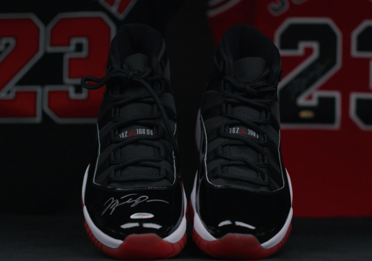 Upper Deck To Sell Autographed Air Jordan 11 “Bred” In Honor Of Shoe’s Anniversary