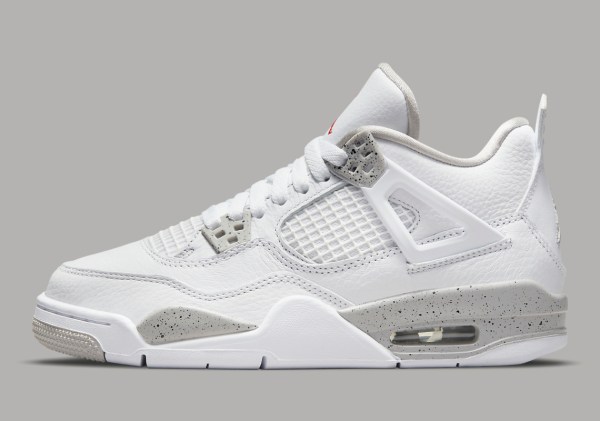 Air Jordan 4 Tech Grey White Oreo Kids' CT8527-100 | SneakerNews.com