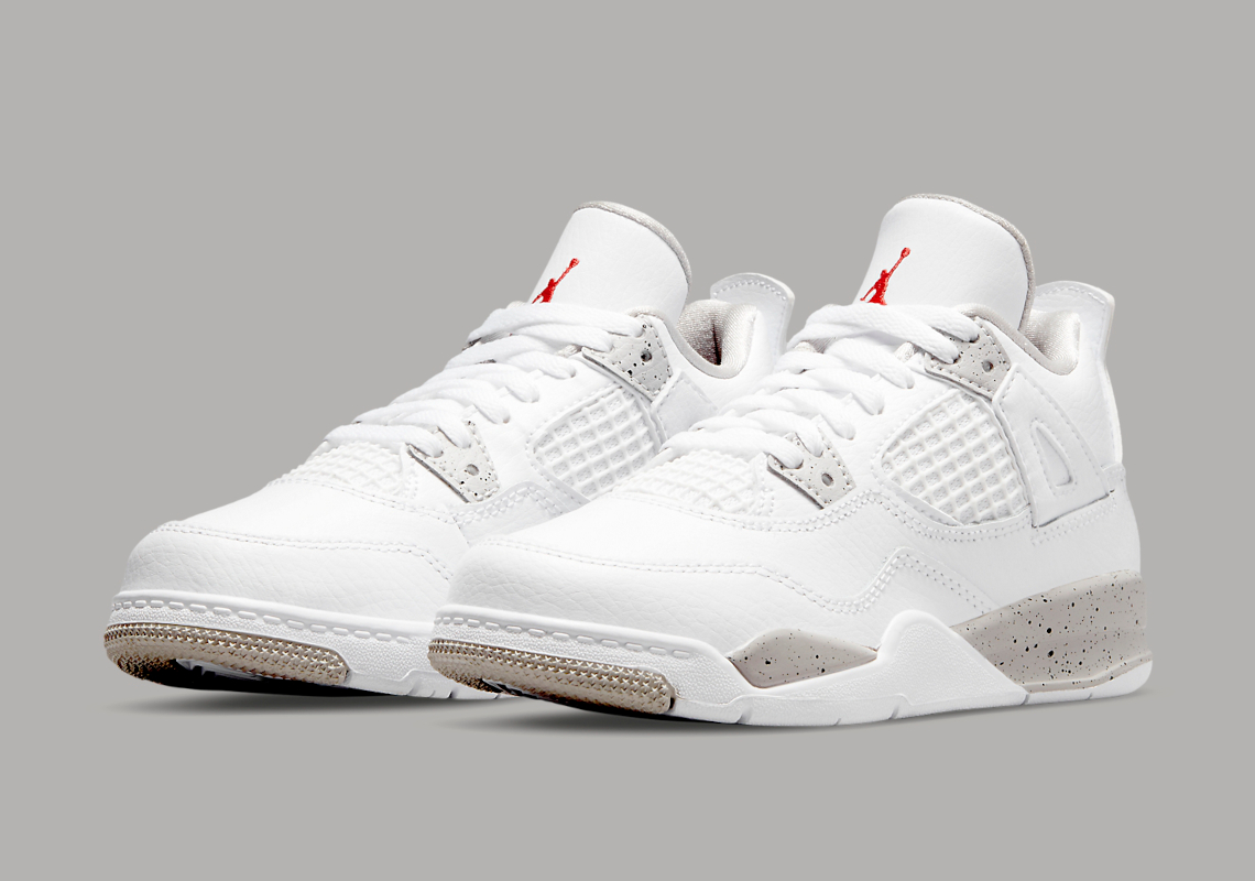 Air Jordan 4 Tech Grey White Oreo Kids' CT8527-100 | SneakerNews.com