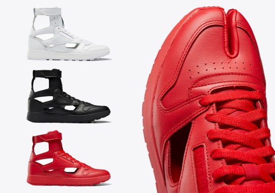 Maison Margiela And Reebok Employ Decortiqué For Their Classic Leather Tabi High