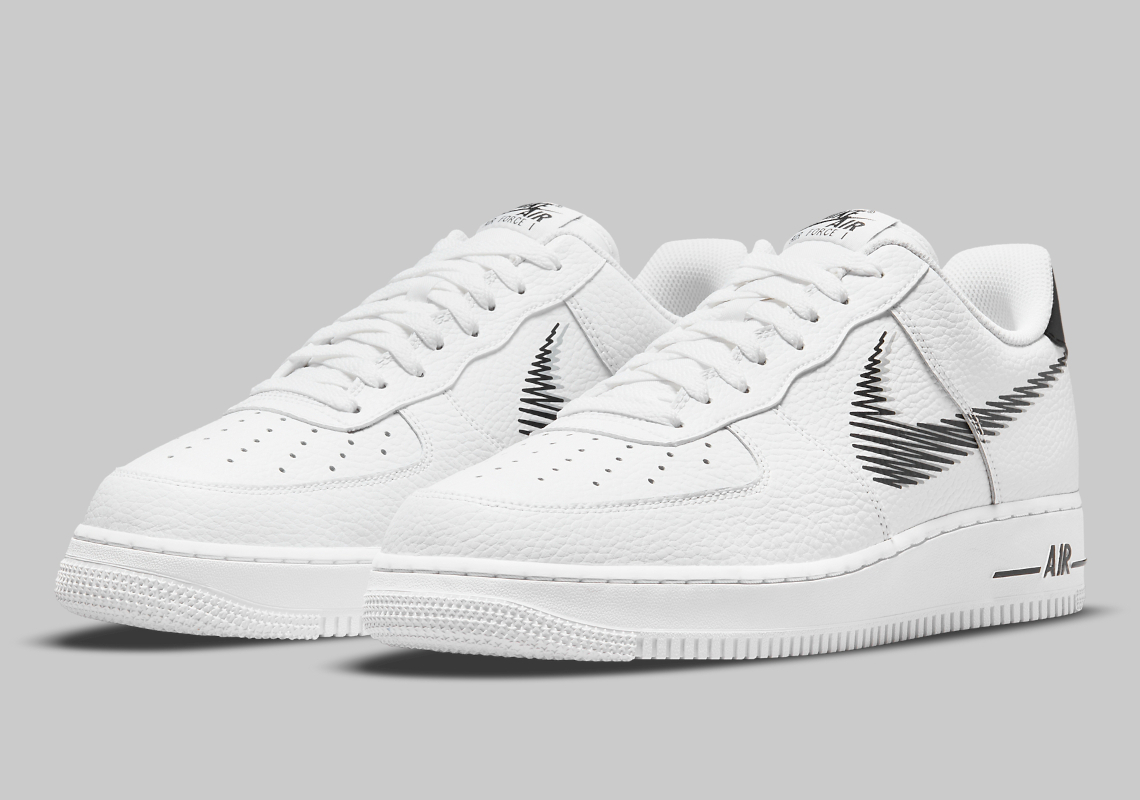 The Nike Air Force 1 Low "Zig Zag" Will Also Release In Simple "White/Black"