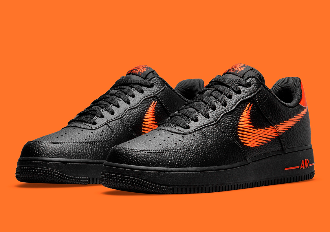 air force 1 zig zag orange