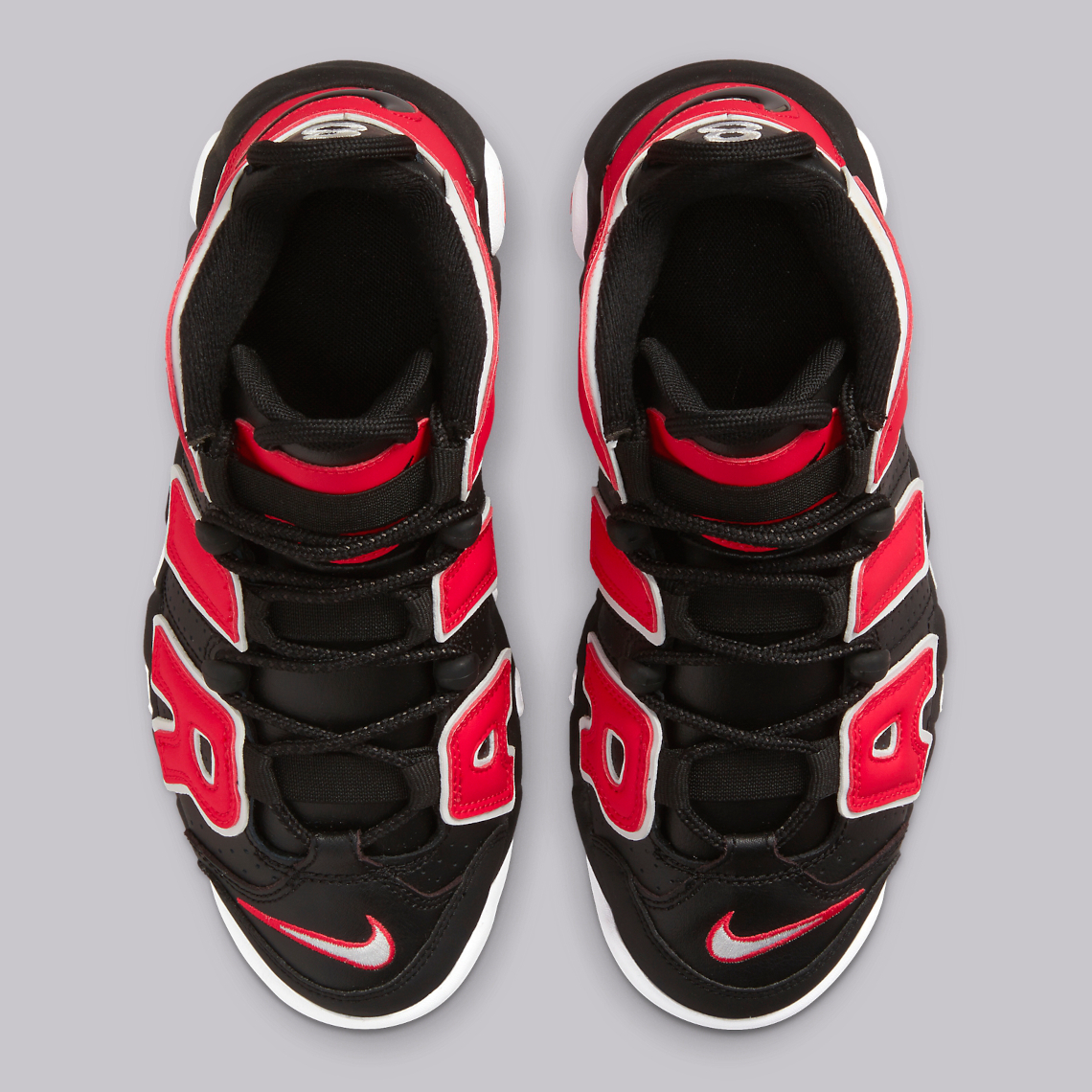 Nike Air More Uptempo Black Red GS DM3190-001 | SneakerNews.com حارس