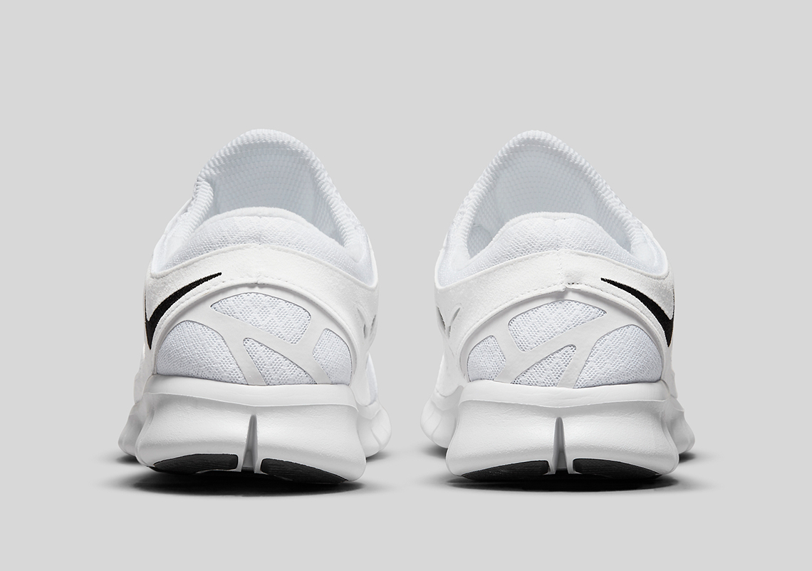 Nike free run sales white mens