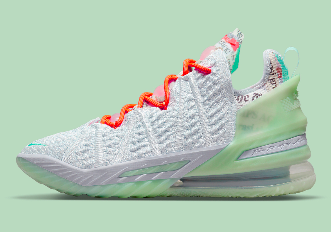 This Nike LeBron 18 “G.O.A.T.” Features News Headlines From King James’ Career