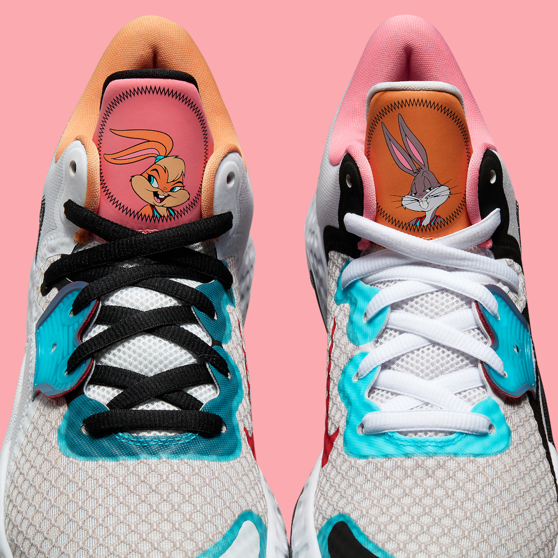 Nike, Shoes, Nike Tune Squad Athletic Shoes Sz Y Boy Girl Bugs Bunny